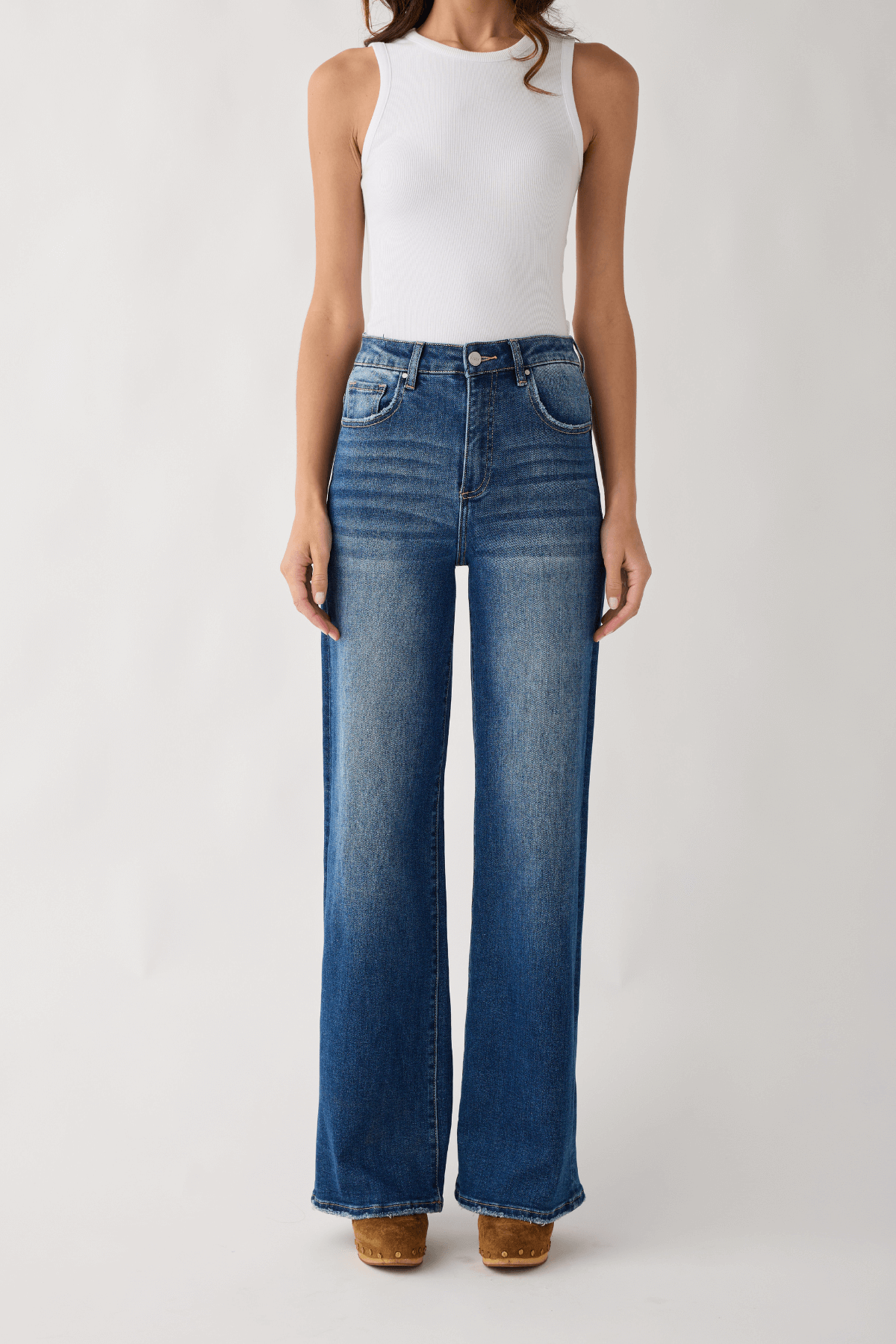 Risen Maureen High Rise Wideleg Jeans