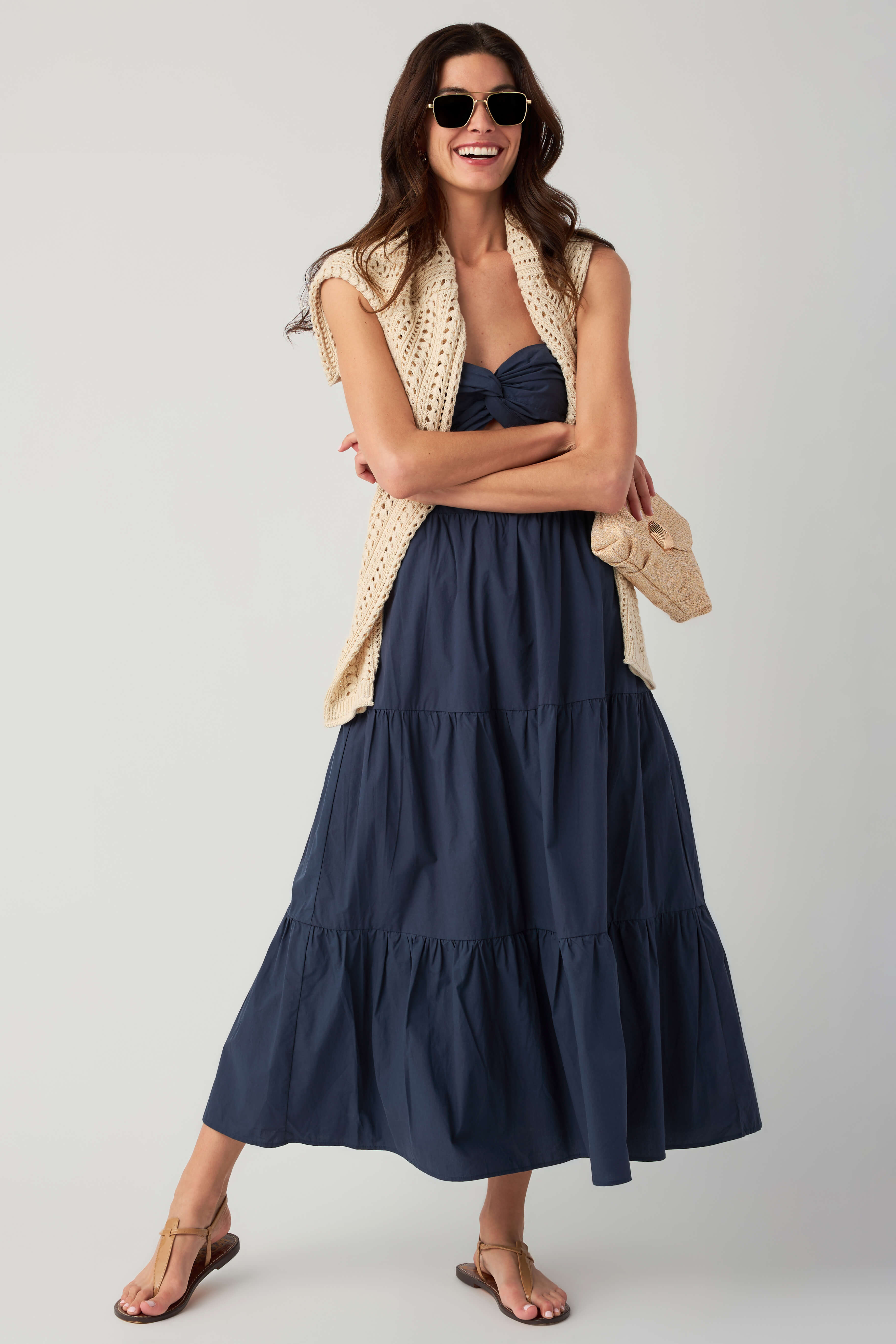 By Together Cabo Maxi Dress Navy / Large