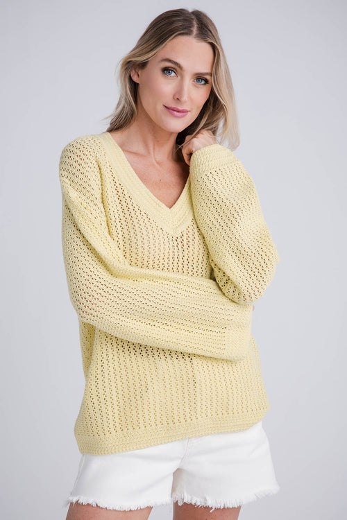 Z Supply Kiami Crochet Sweater