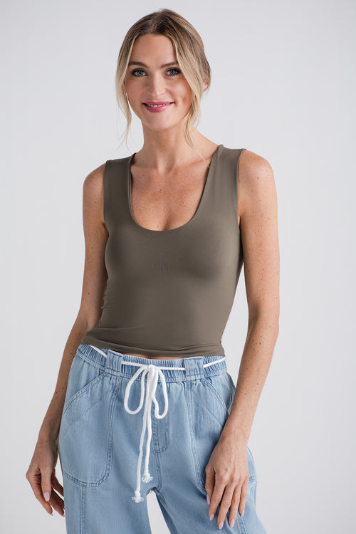 Free People Clean Lines Muscle Cami