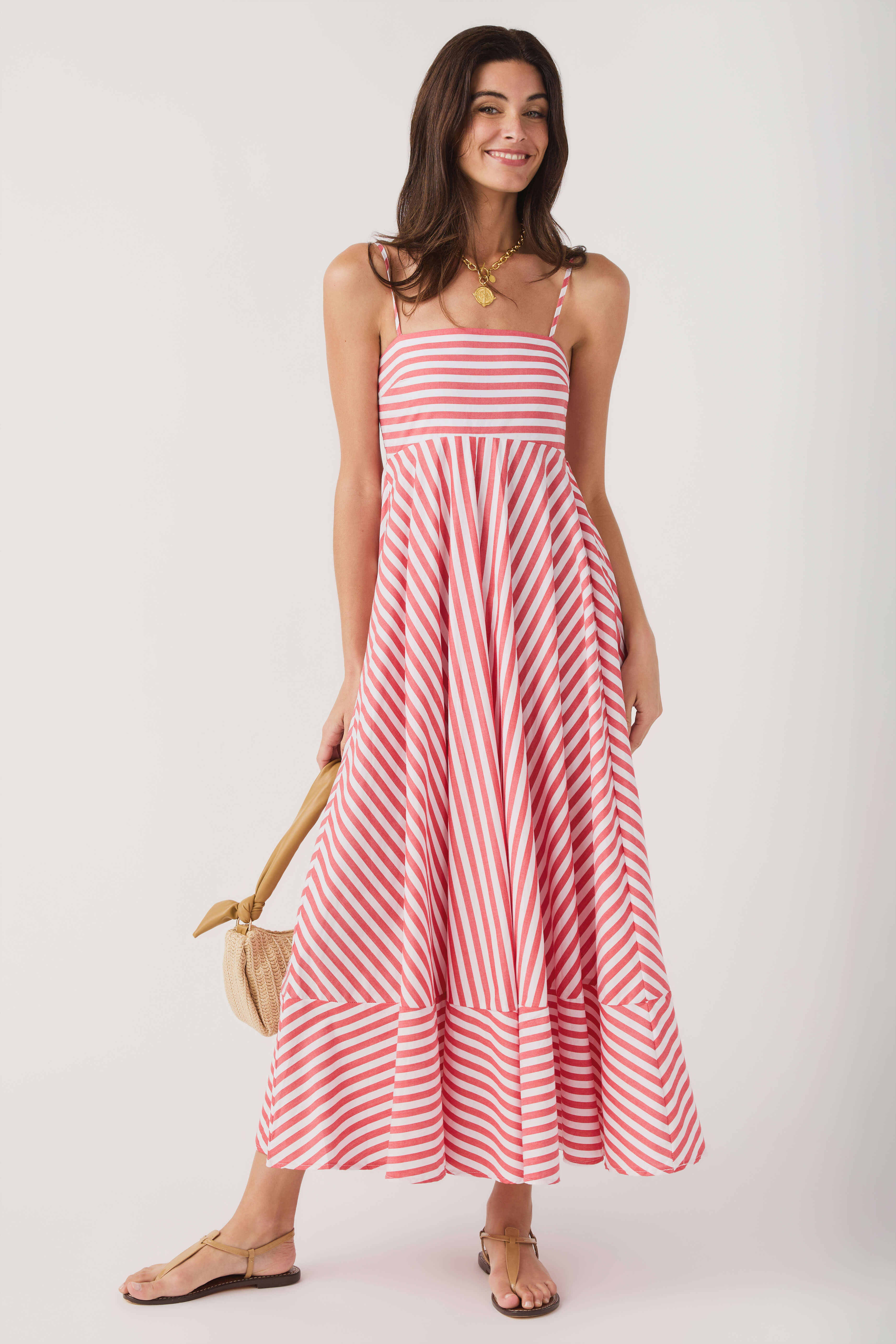 Olivaceous Cecily Stripe Maxi Dress – Social Threads
