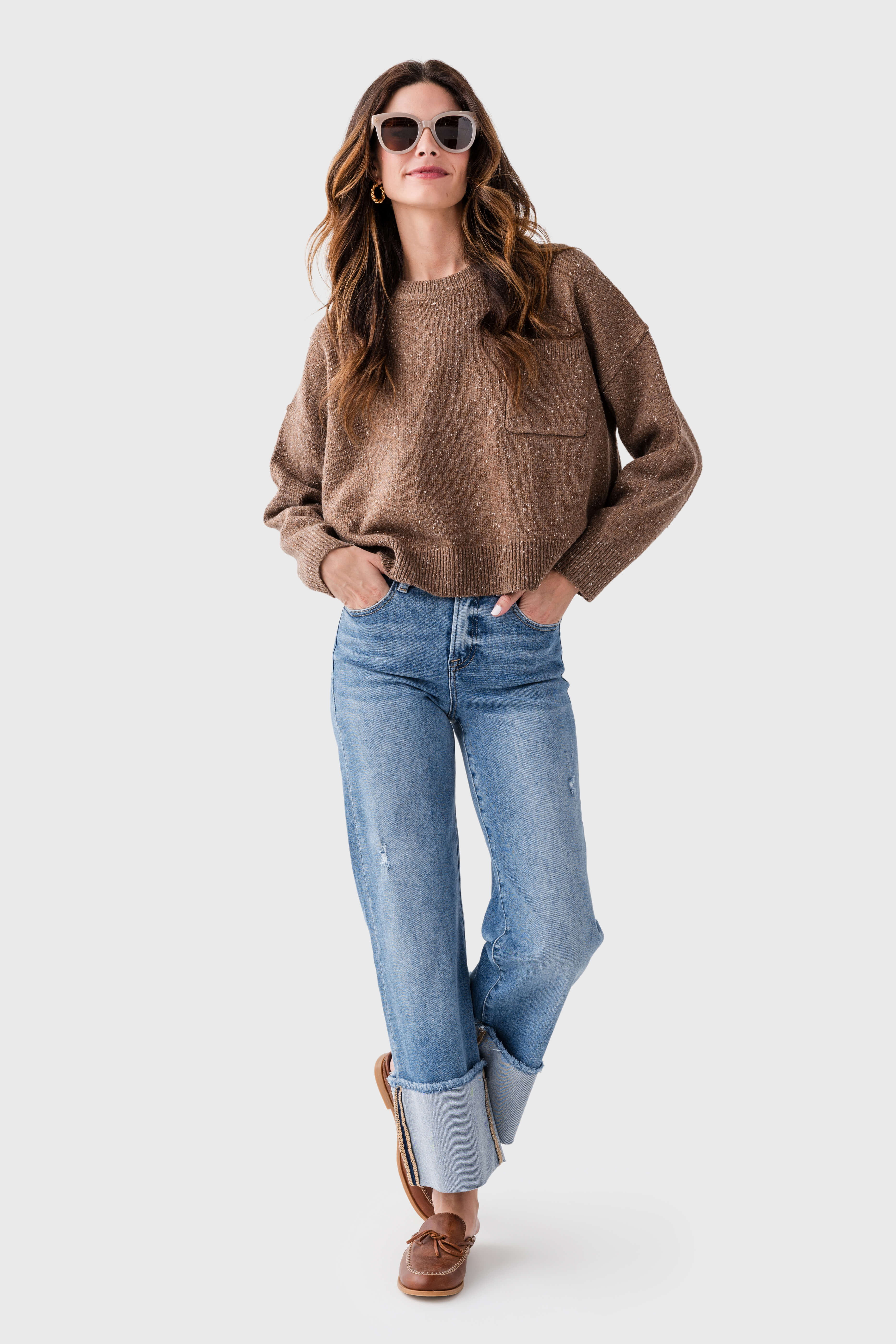 Risen Scottie Large Cuffed Jeans – Social Threads