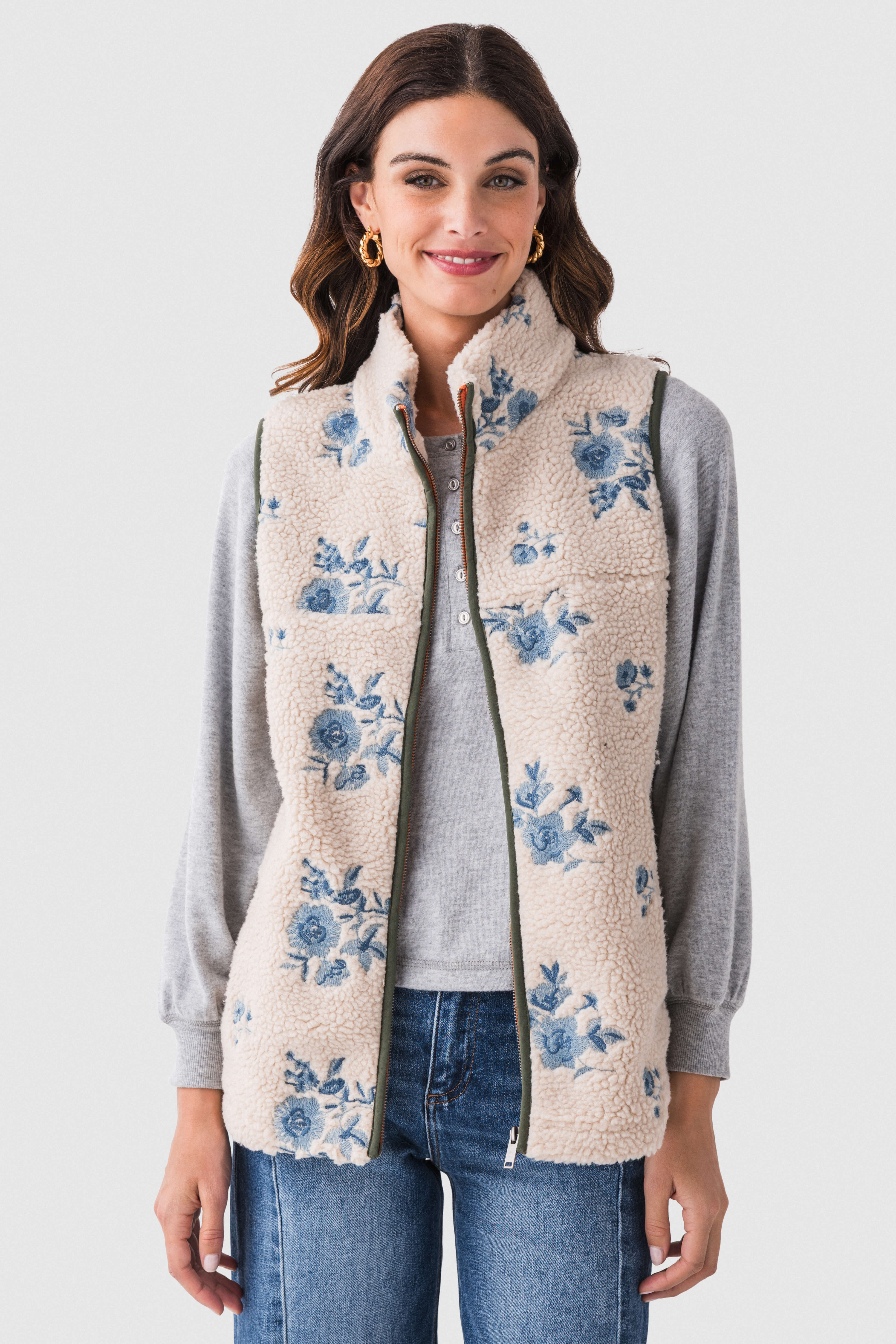 トップス NOMA t.d. Parm Tree Hand Embroidery Vest トップス NOMA