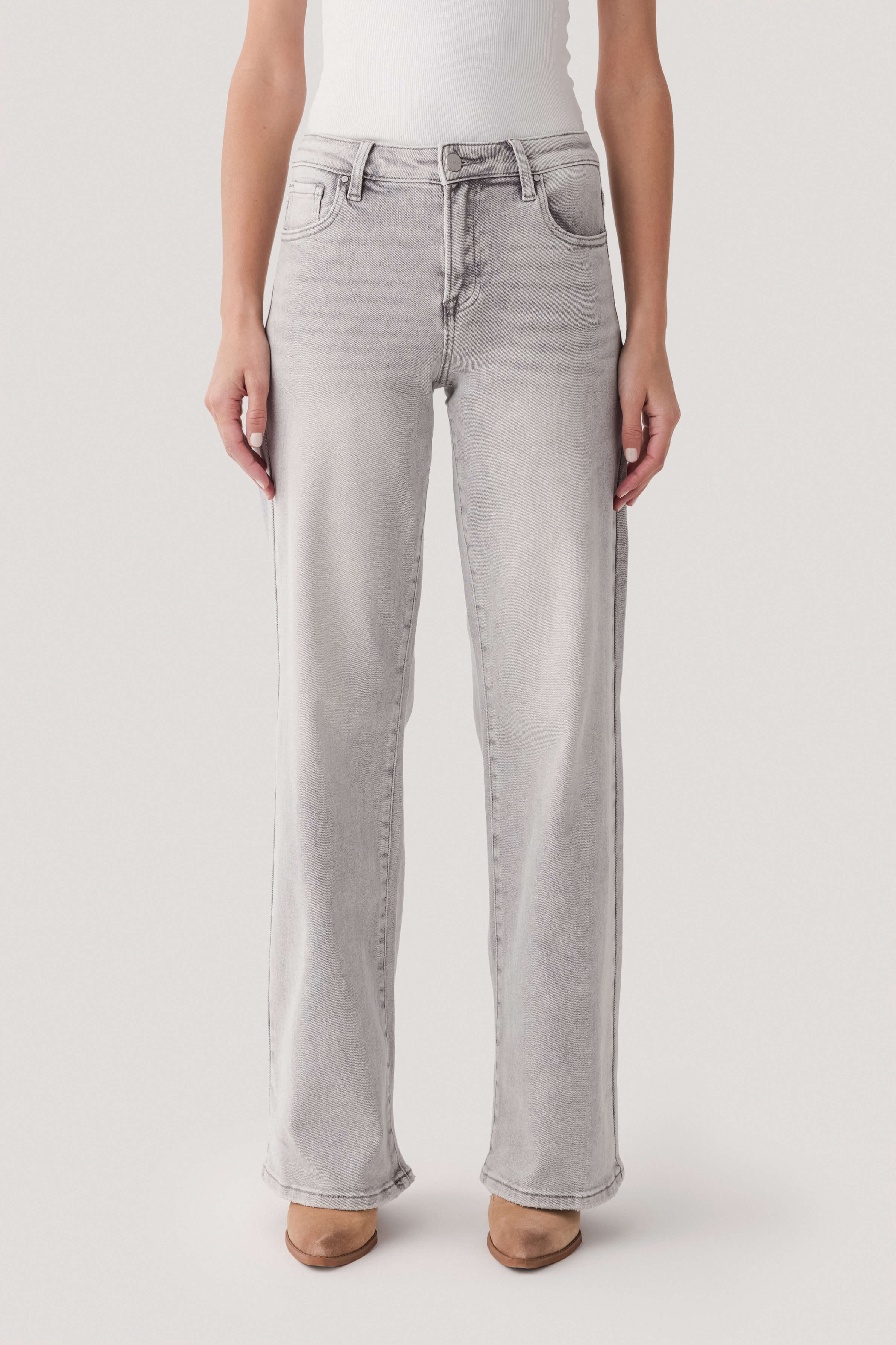 Risen Jules High Rise Wide Leg Jeans – Social Threads