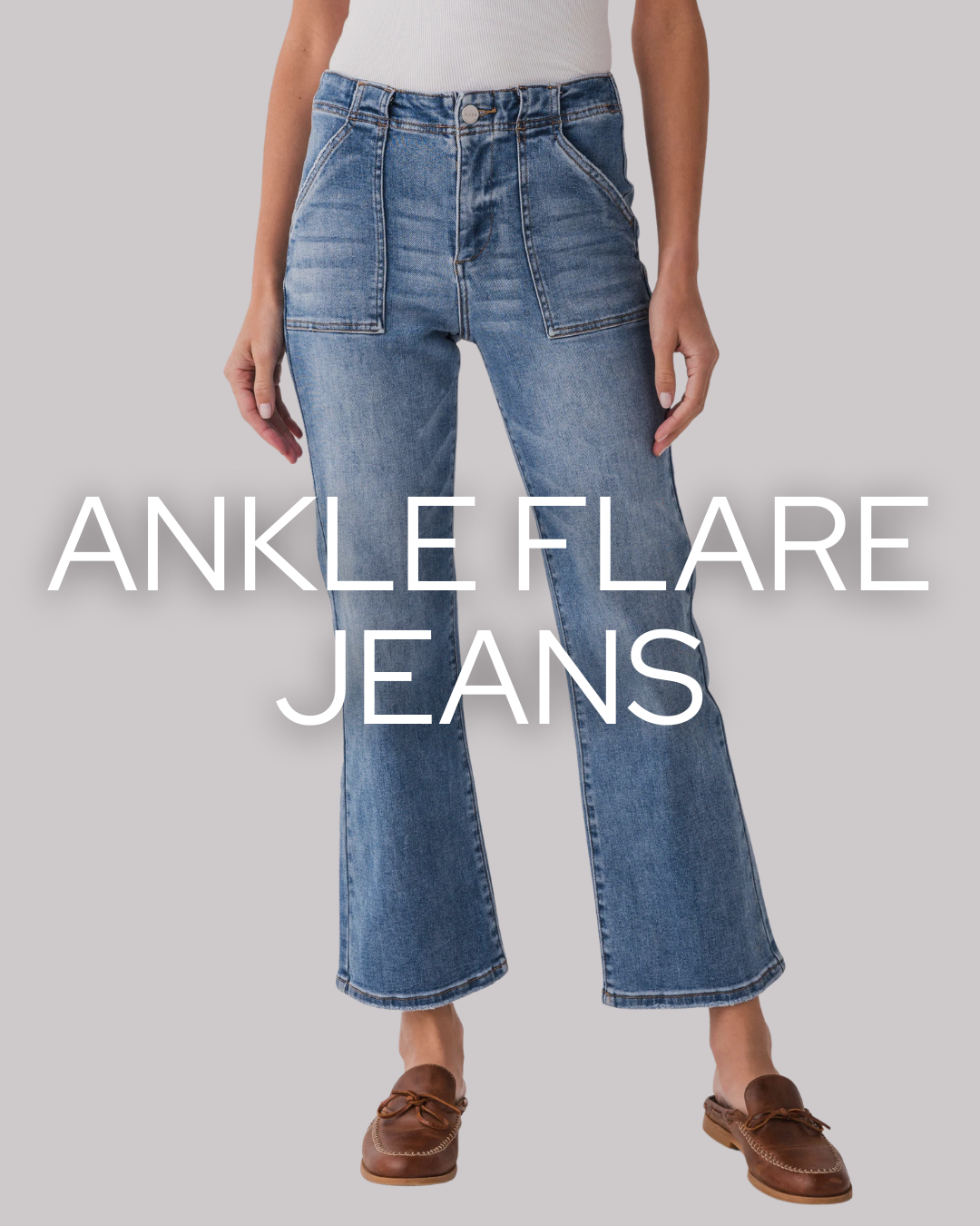 Ankle Flare Jeans
