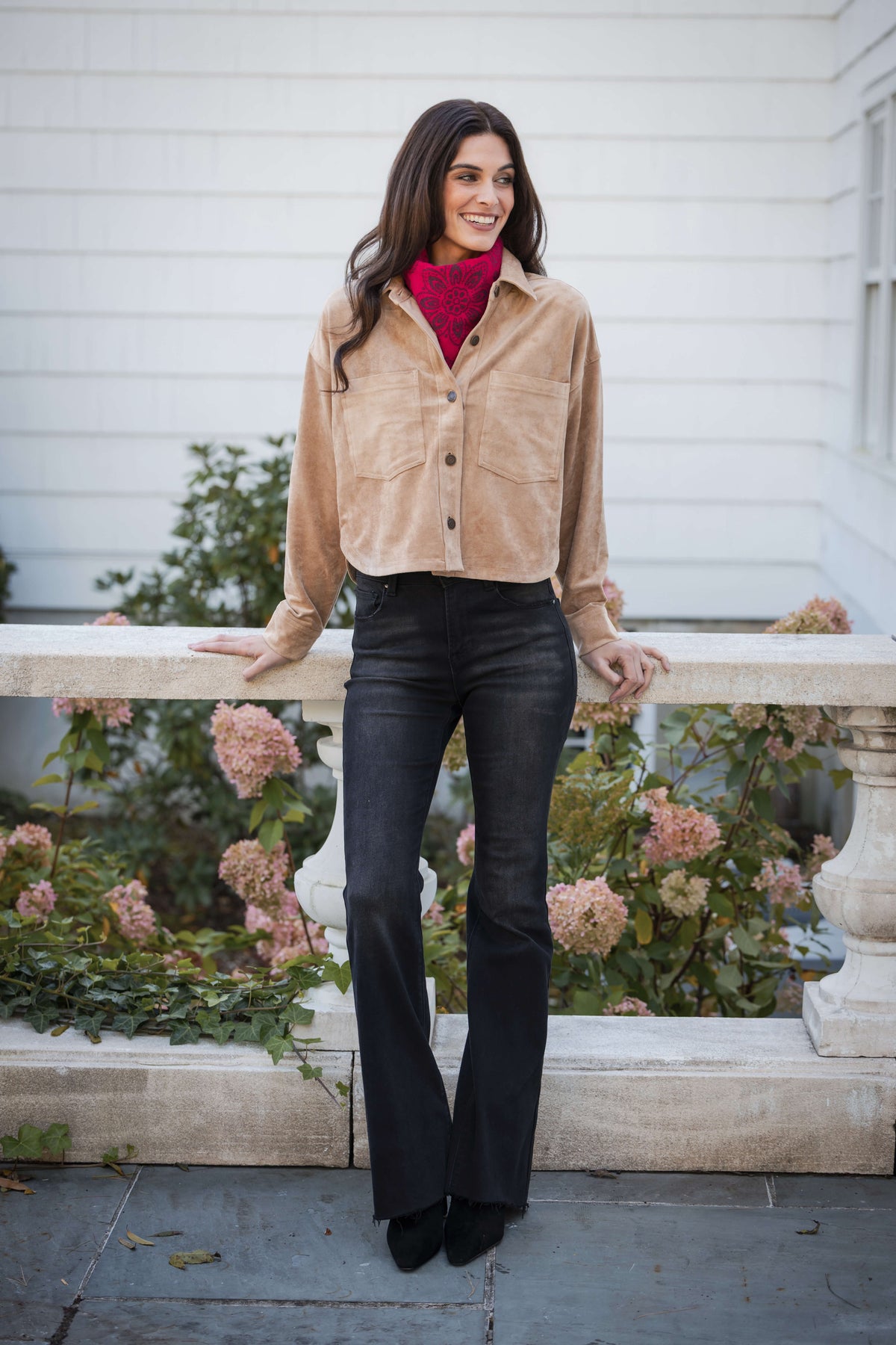 Risen Harper High Rise Boot Cut Jeans