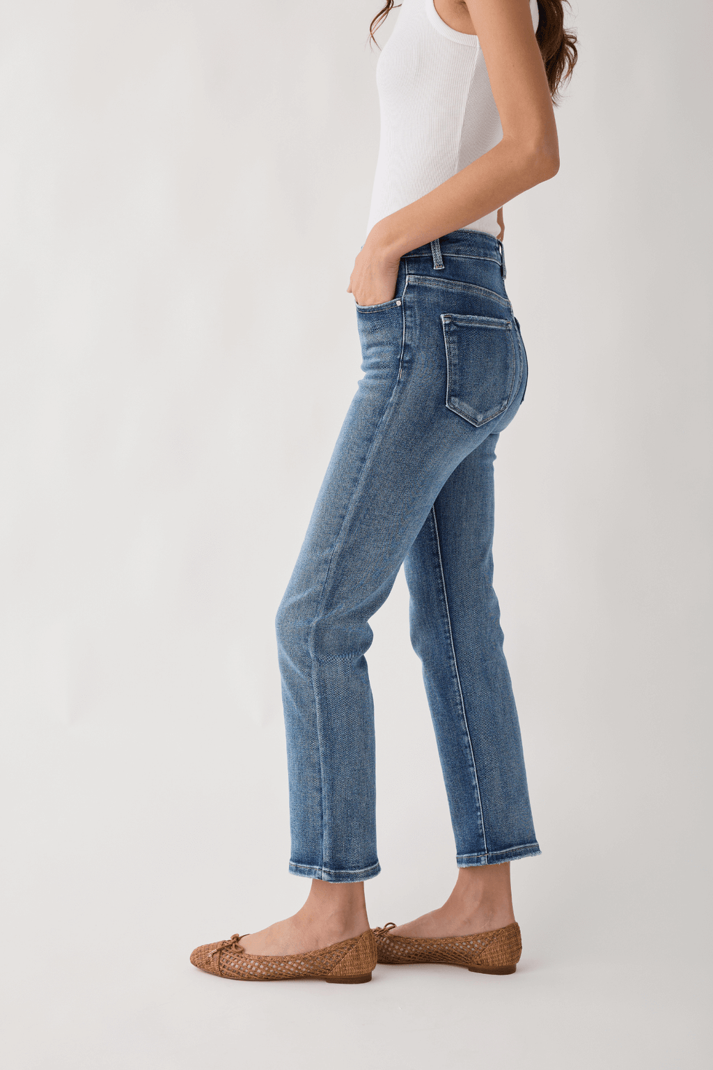 Risen OG Straight Leg Non Distressed Jeans