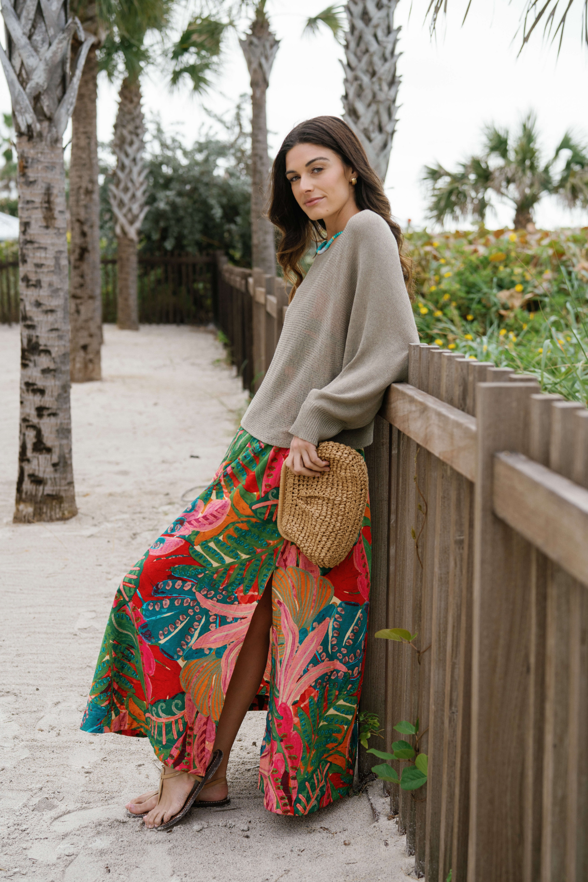 Dress Forum Boat Neck Sweater Olive / Medium