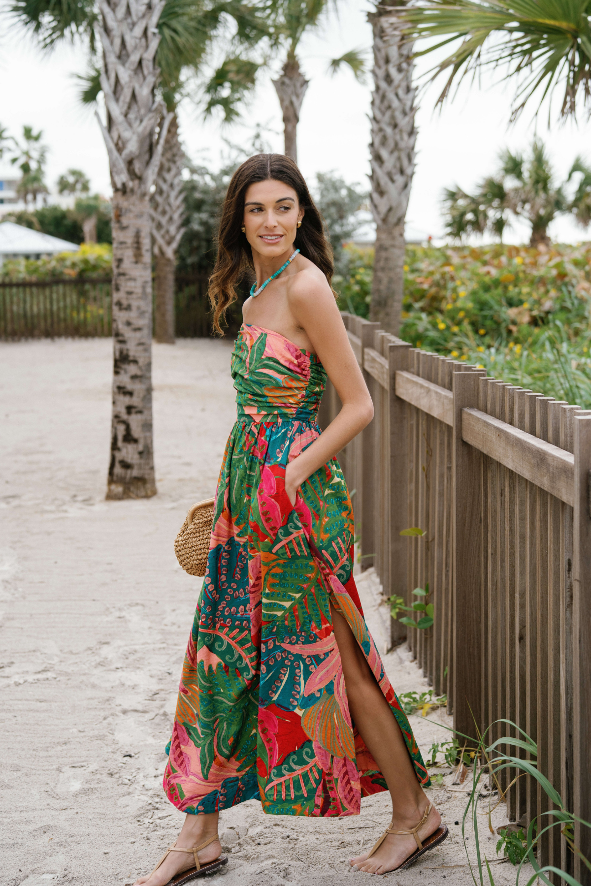 ruched maxi dresses Embellished Ruched Maxi Dress Pink