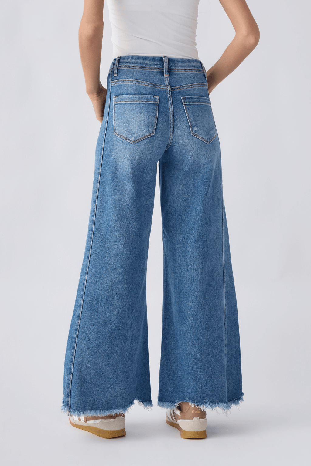 Risen Brooke High Rise Ultra Wide Leg Jeans