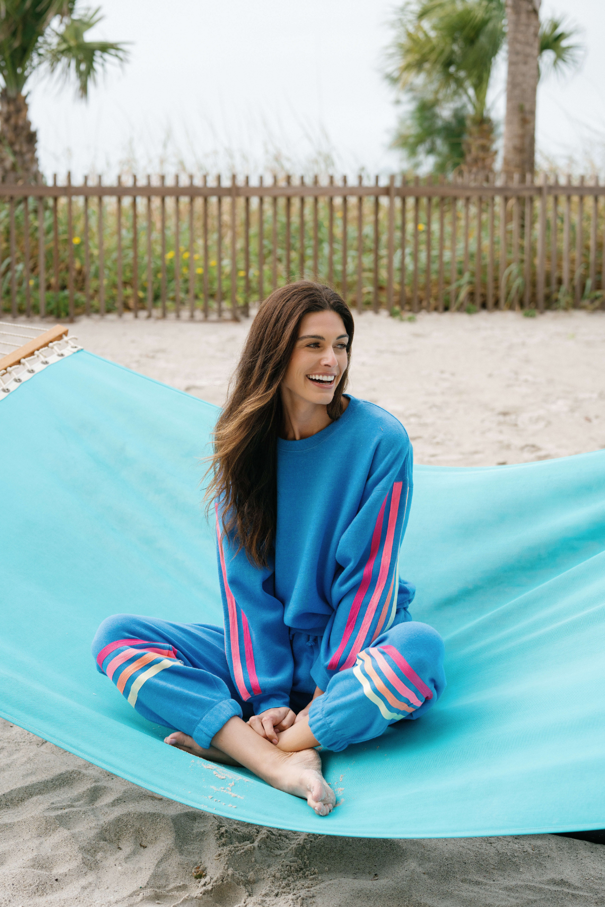 Vintage Havana Retro Stripe Fleece Jogger