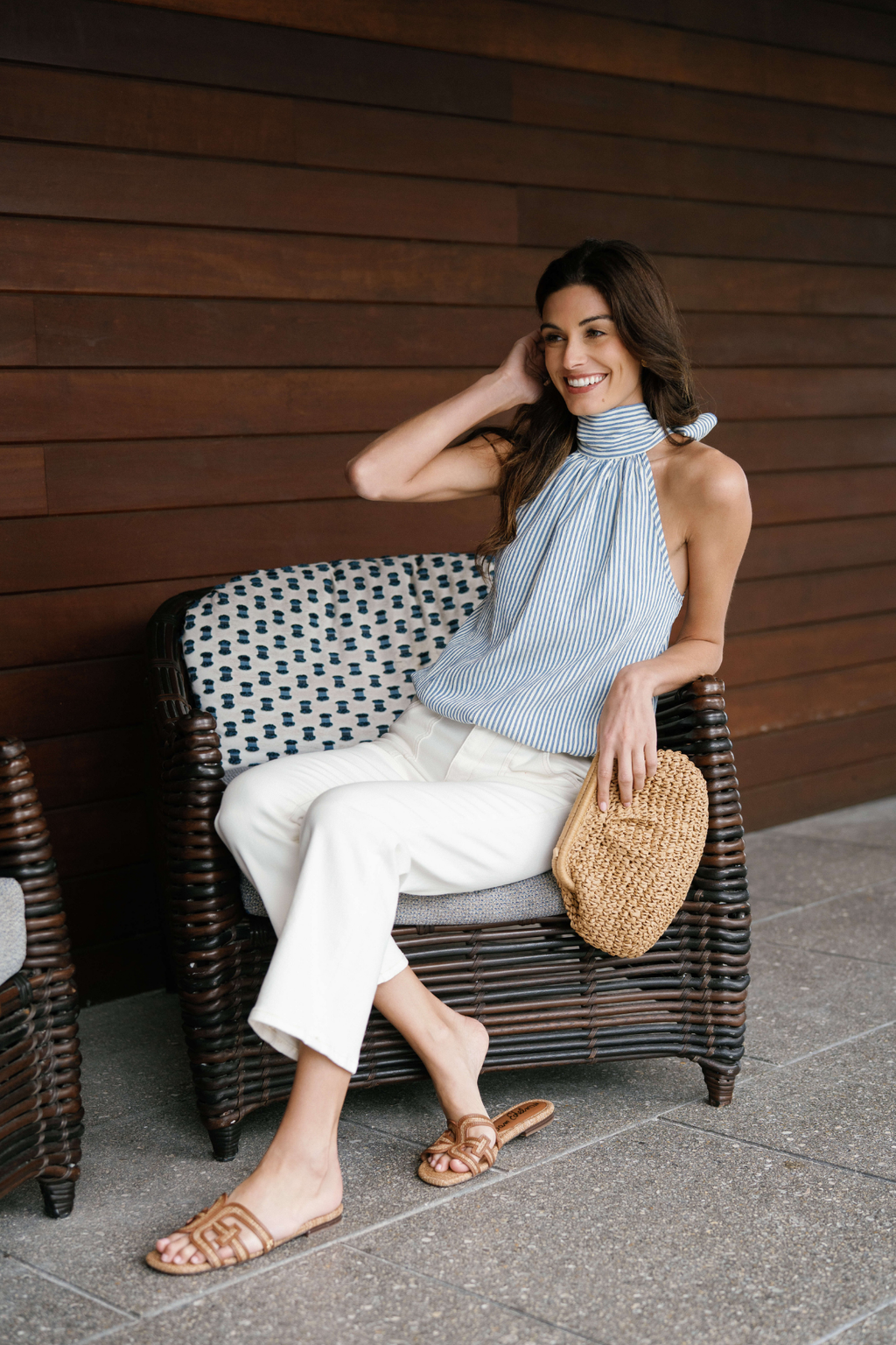 Fate Striped Halter Top