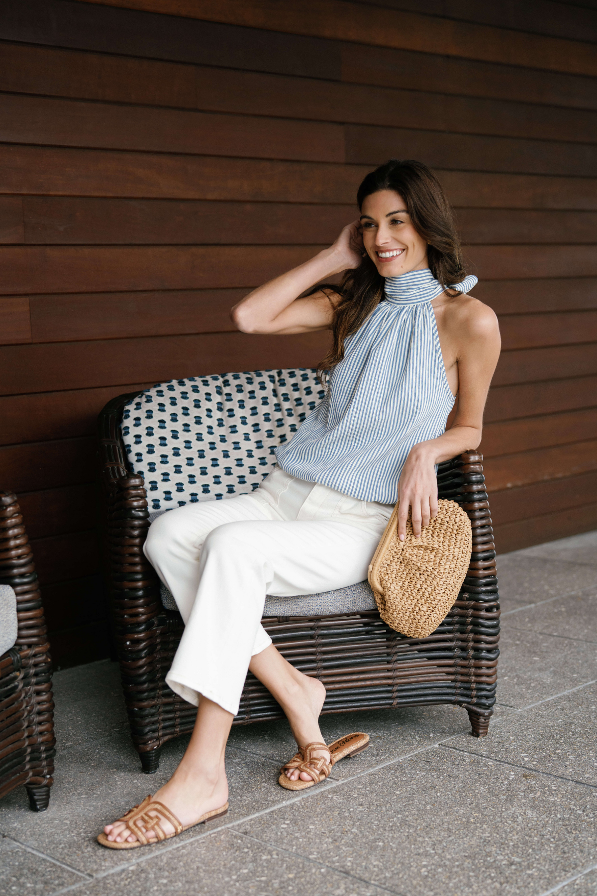 Fate Striped Halter Top