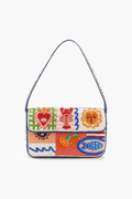 America & Beyond Sun & Sea Beaded Shoulder Bag