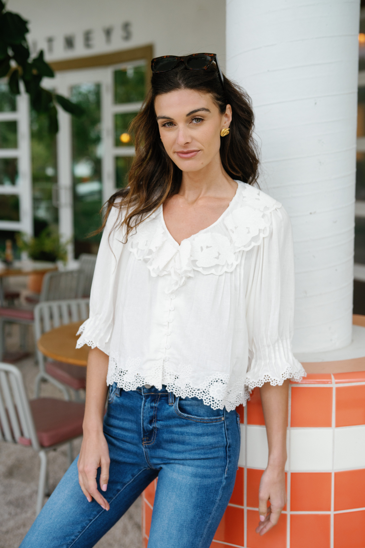 Fate Embroidered Lace Top