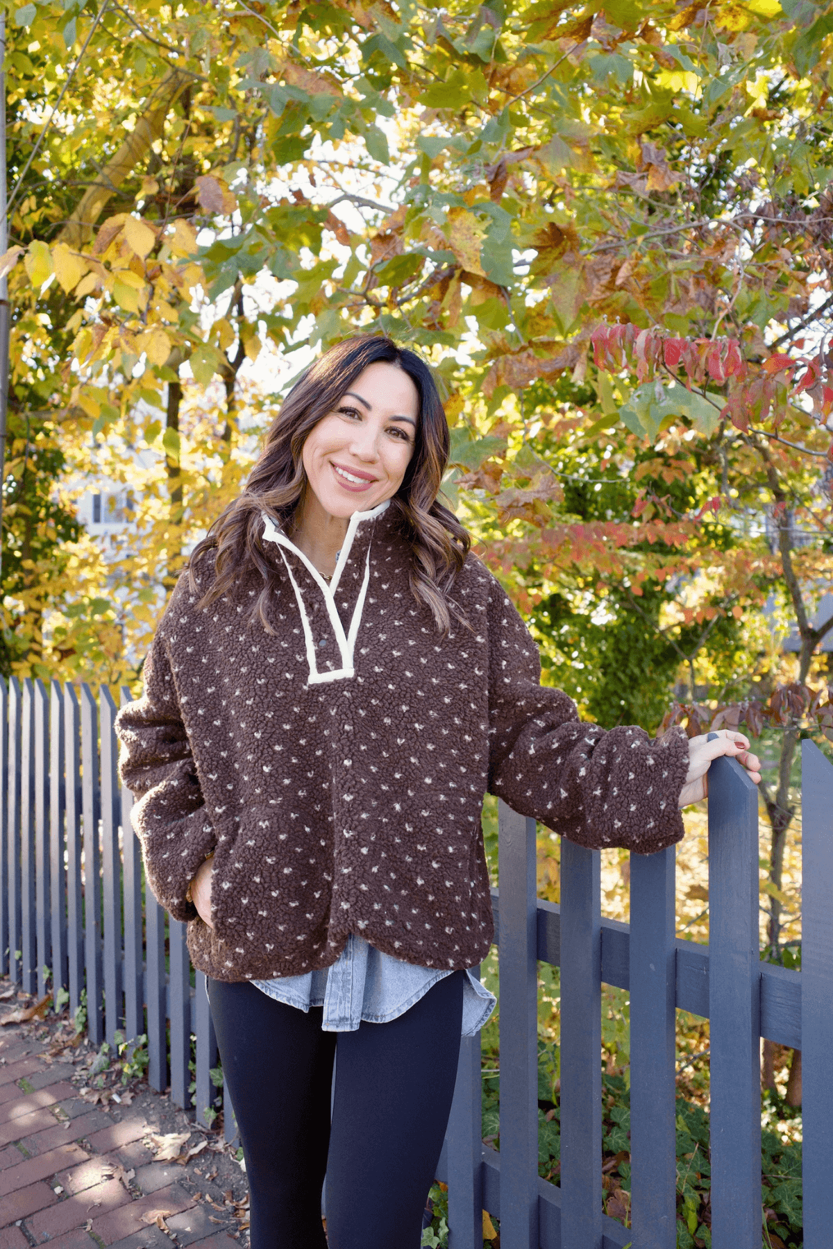 Wishlist Heart Sherpa Fleece Pullover