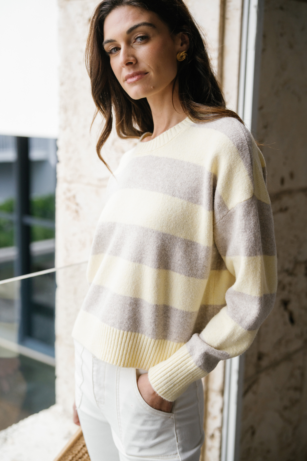Z Supply Cirrus Stripe Sweater