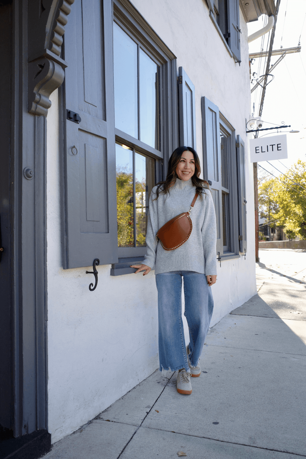 RD Style Anthousa Mockneck Pullover Sweater