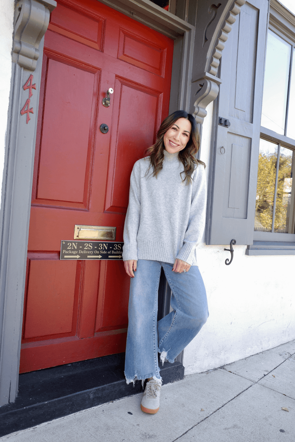 RD Style Anthousa Mockneck Pullover Sweater