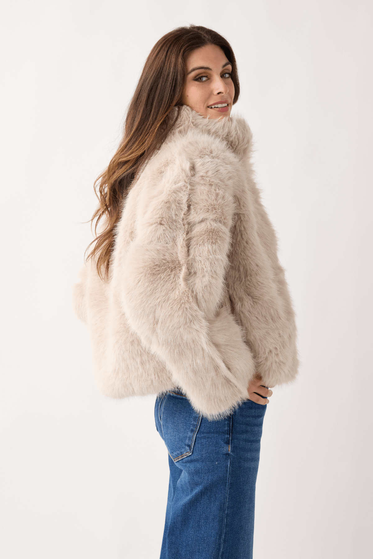 Look By M The Sacha Fur Jacket