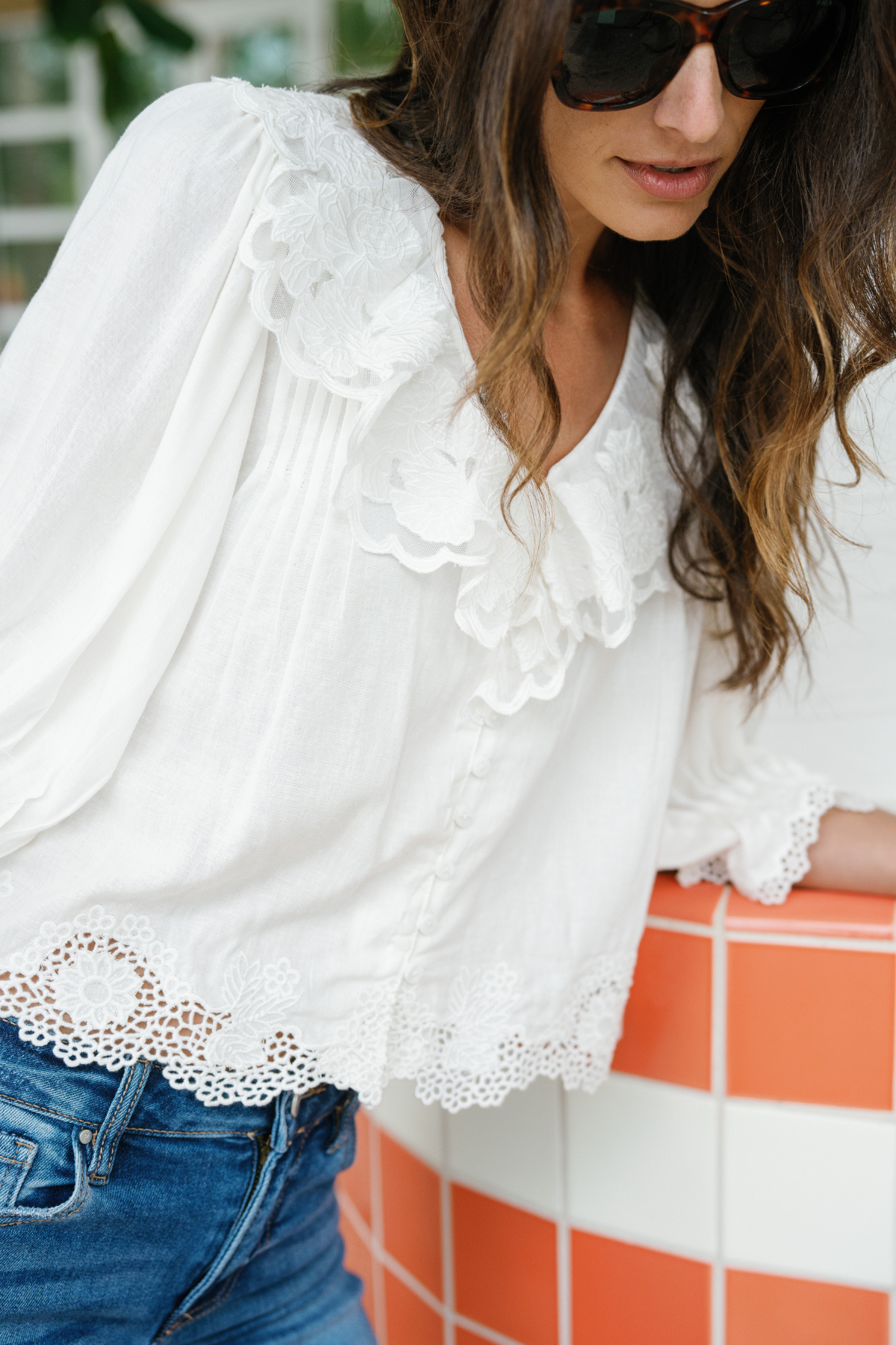 Fate Embroidered Lace Top