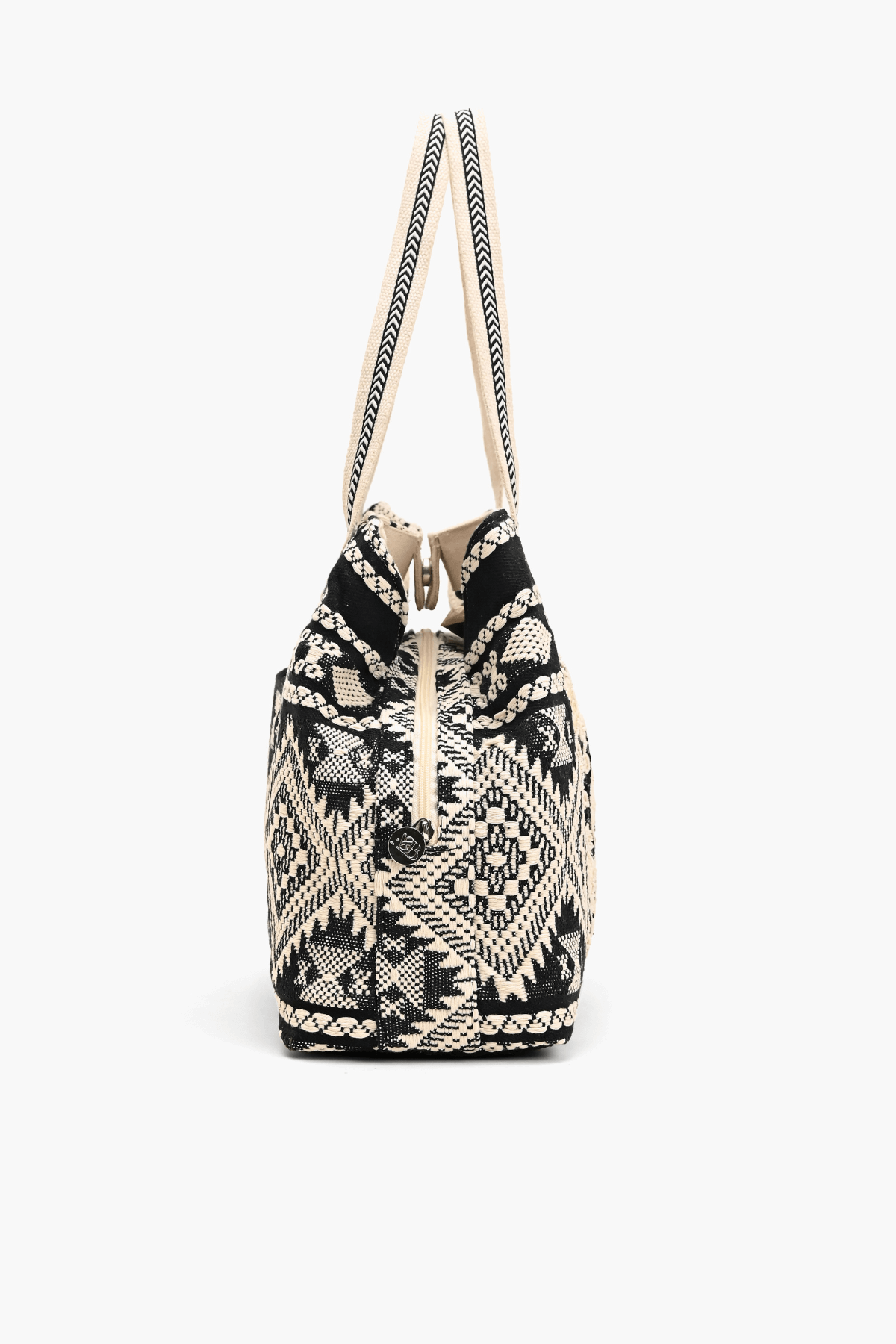 America and Beyond Embroidered Beach Tote