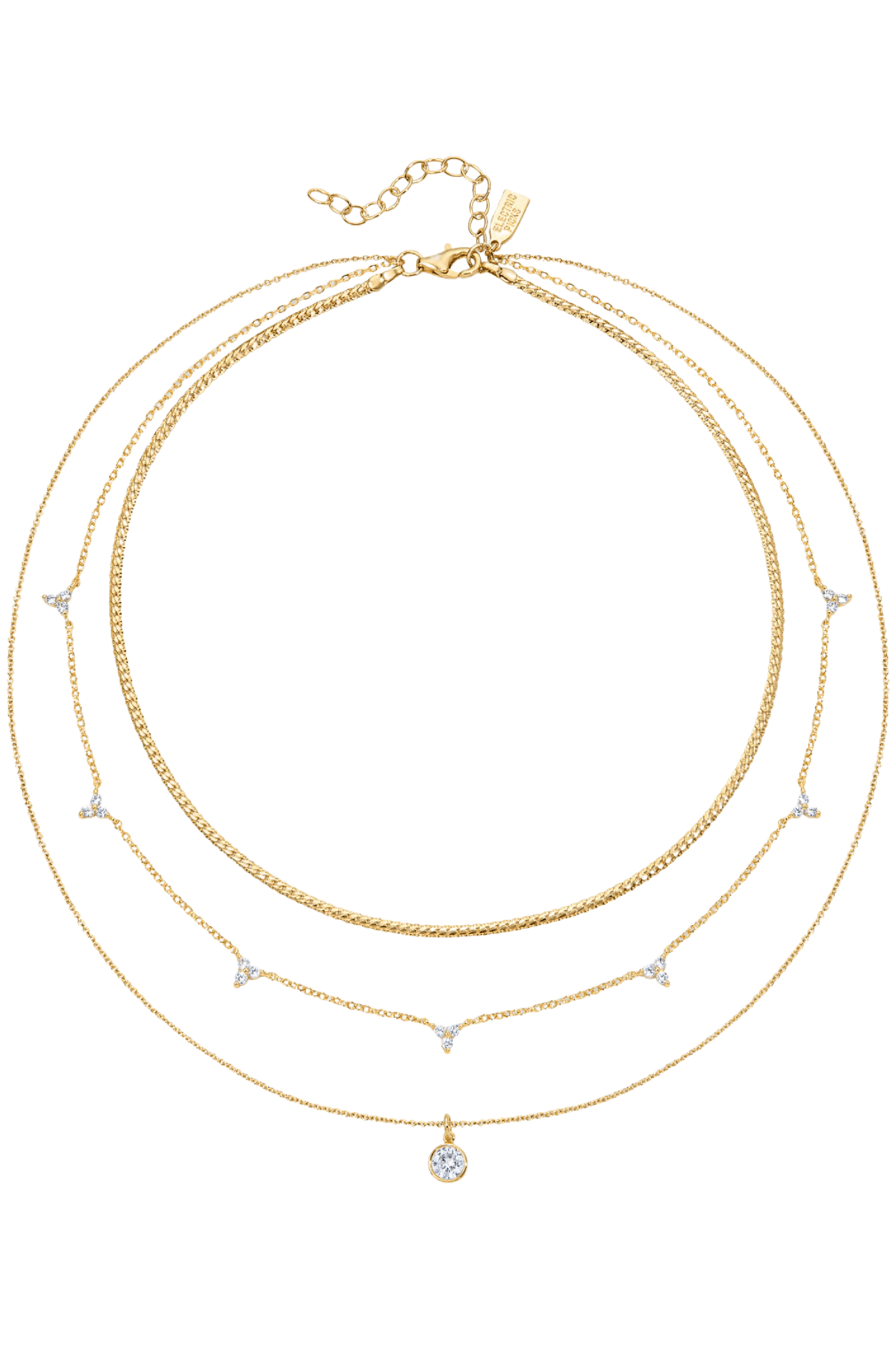 Electric Picks Three Wishes Necklace