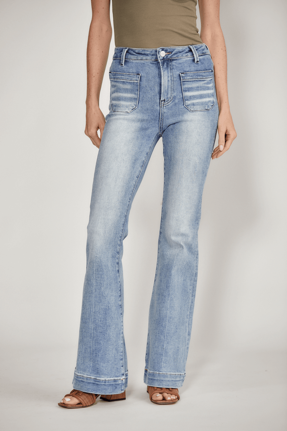 Risen Slouchy Cropped patch pockets main image 0