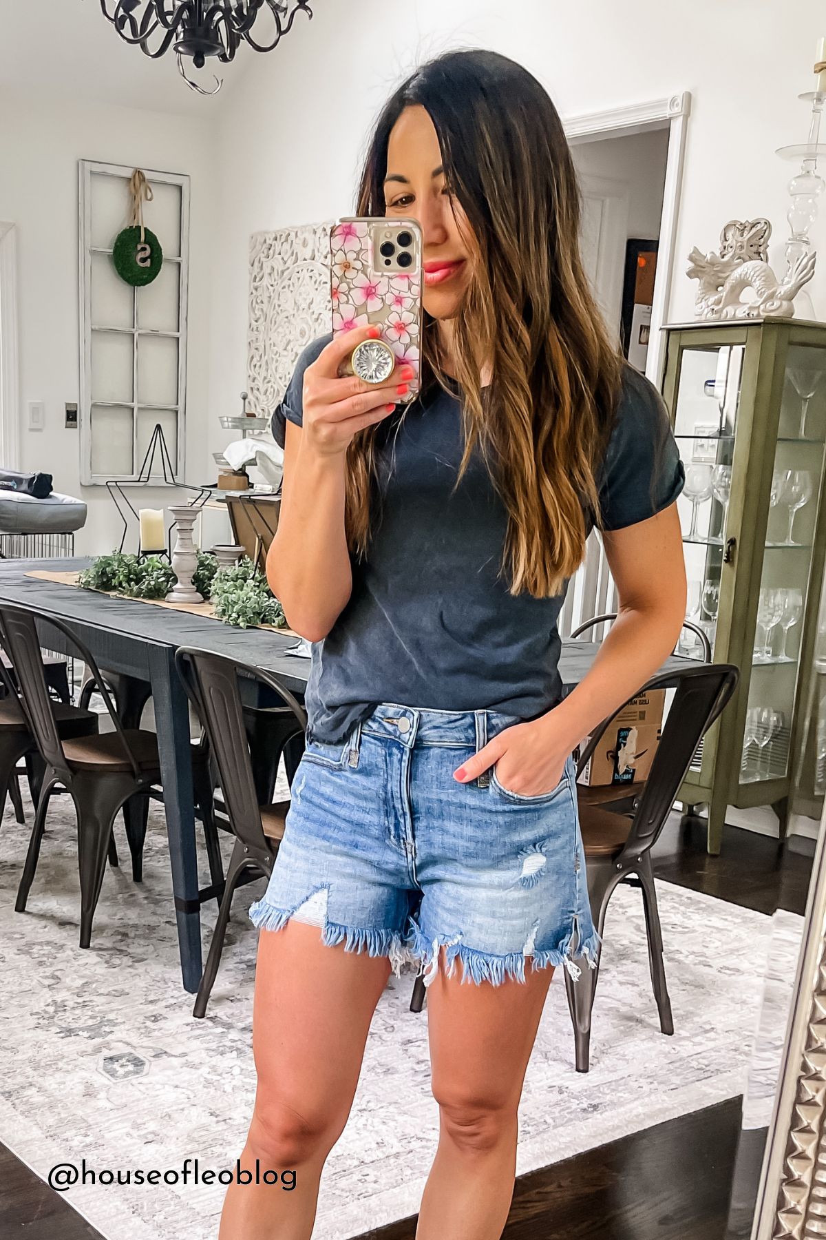 Risen Denim Shorts Social Threads