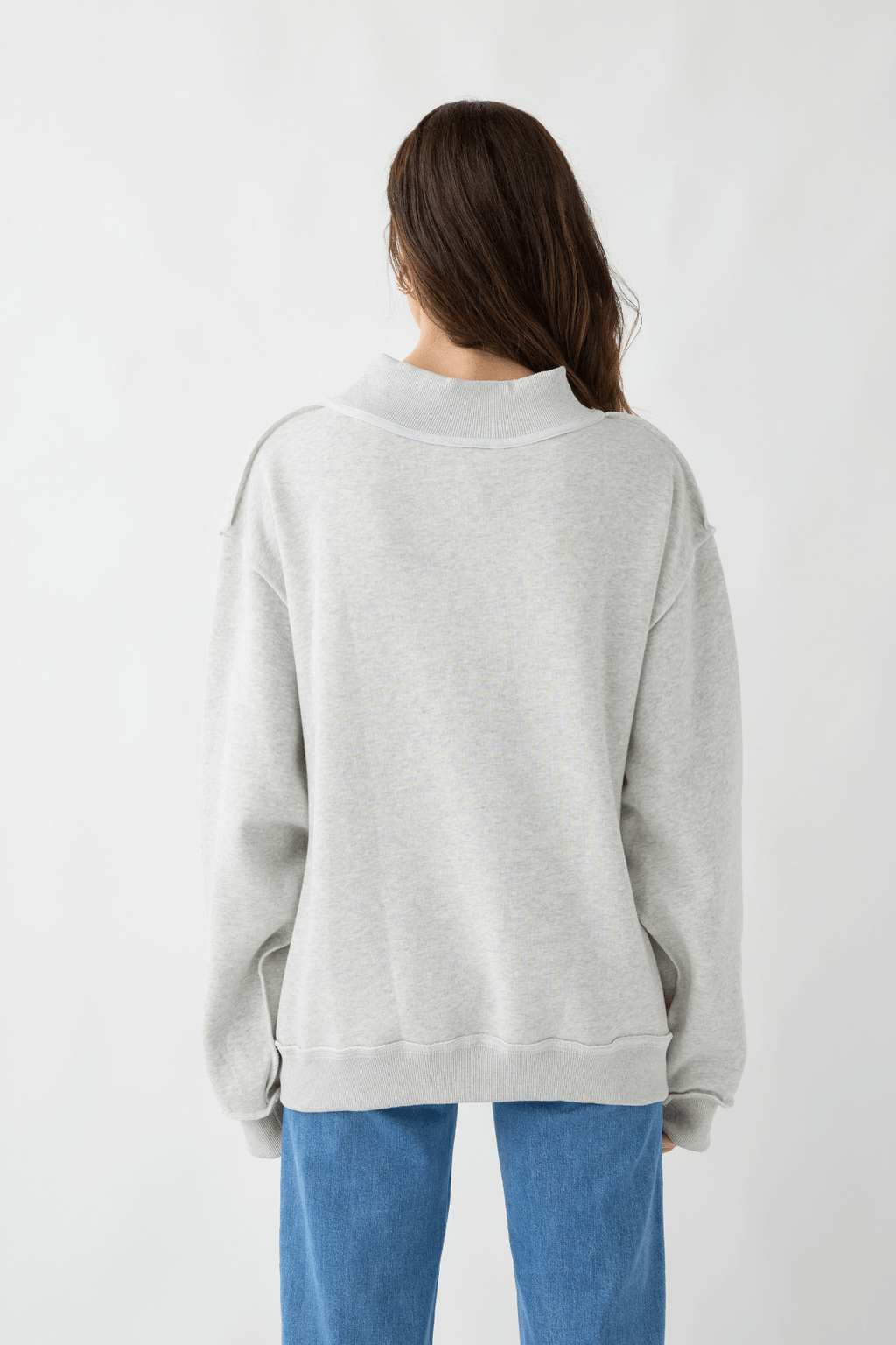 Bucketlist Reversible Mockneck Sweatshirt
