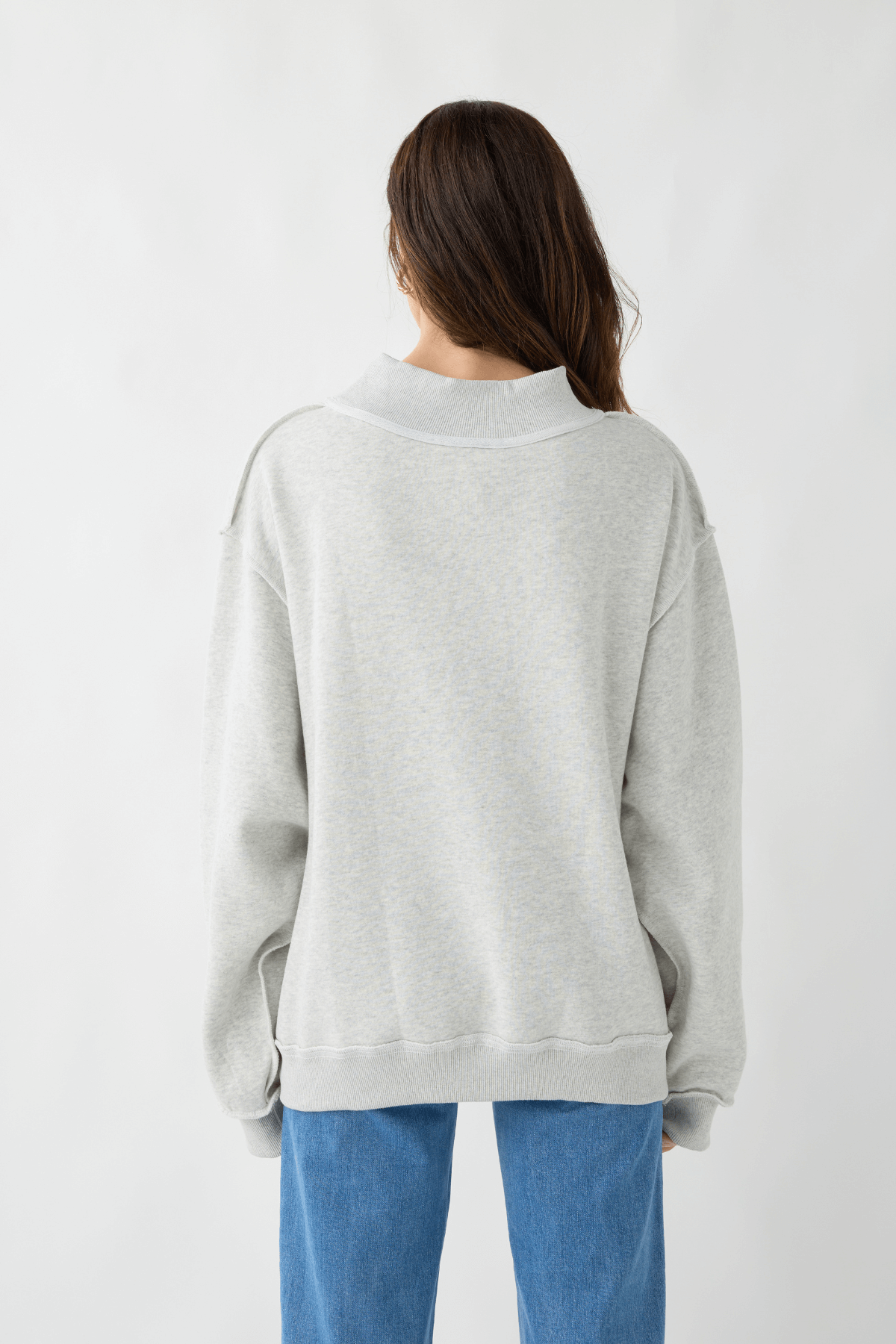 Bucketlist Reversible Mockneck Sweatshirt