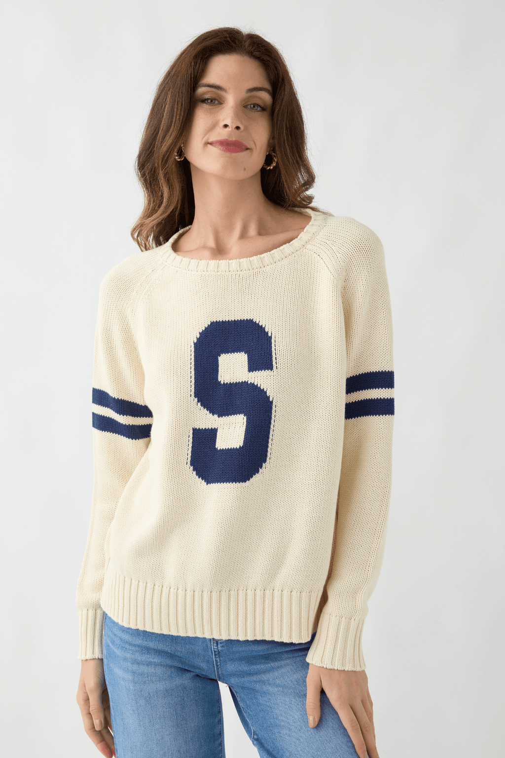 Pink Pineapple Campus Sweater