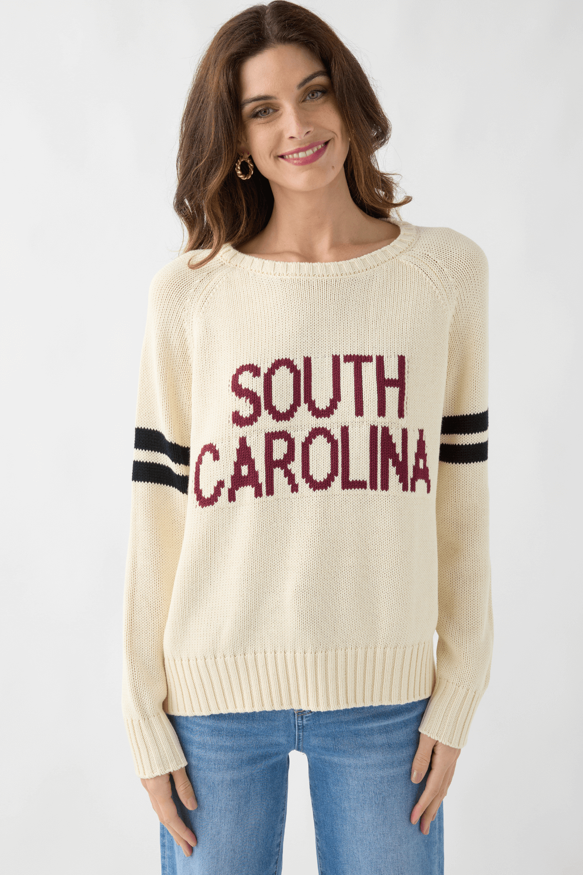 Pink Pineapple Campus Sweater