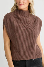THML Sleeveless Mockneck Sweater Vest