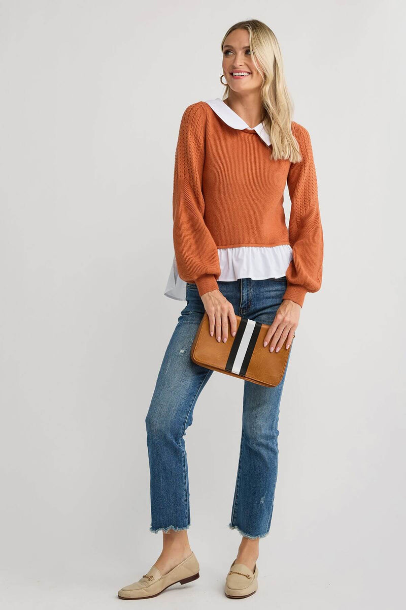 THML 2fer Collared Sweater