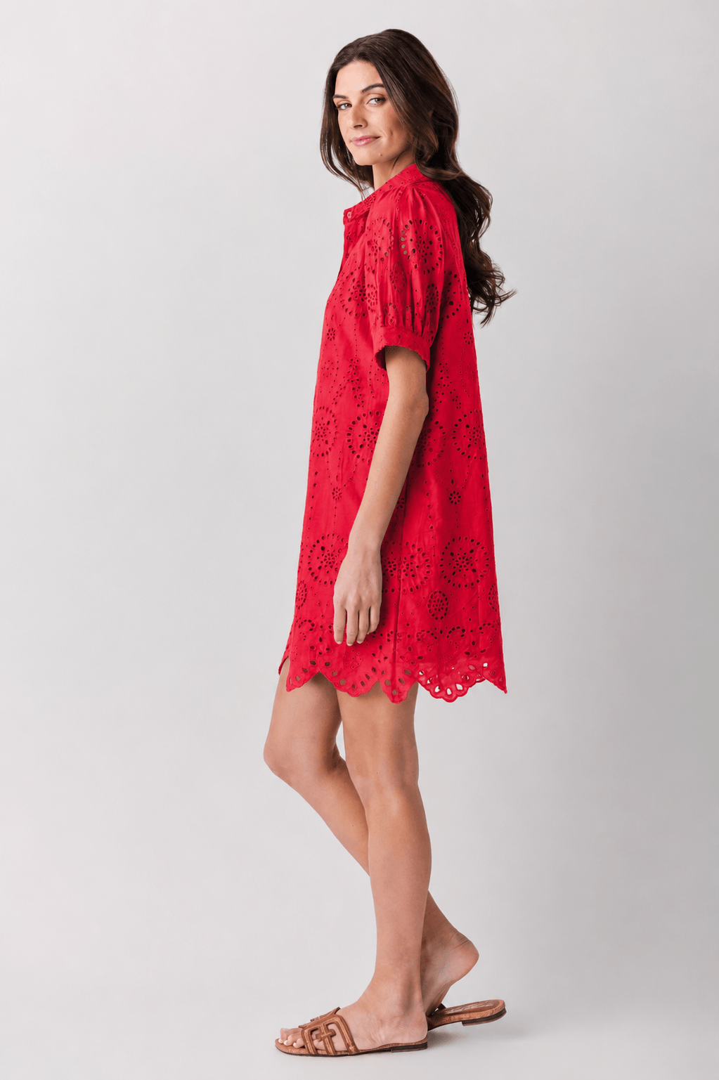 Jodifl Eyelet Shirt Dress