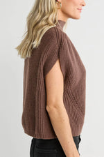 THML Sleeveless Mockneck Sweater Vest