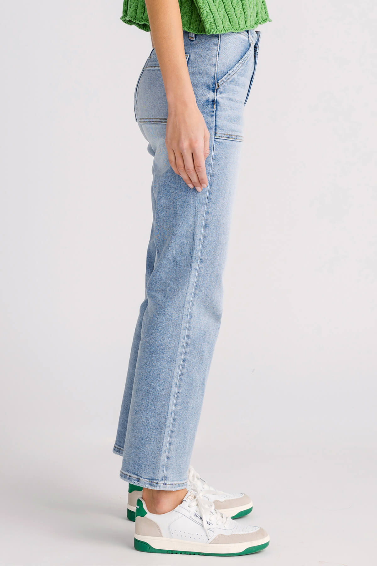 Rosie Jeans Low Rise Stretch Capri