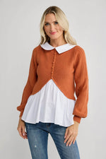 THML 2fer Collared Sweater