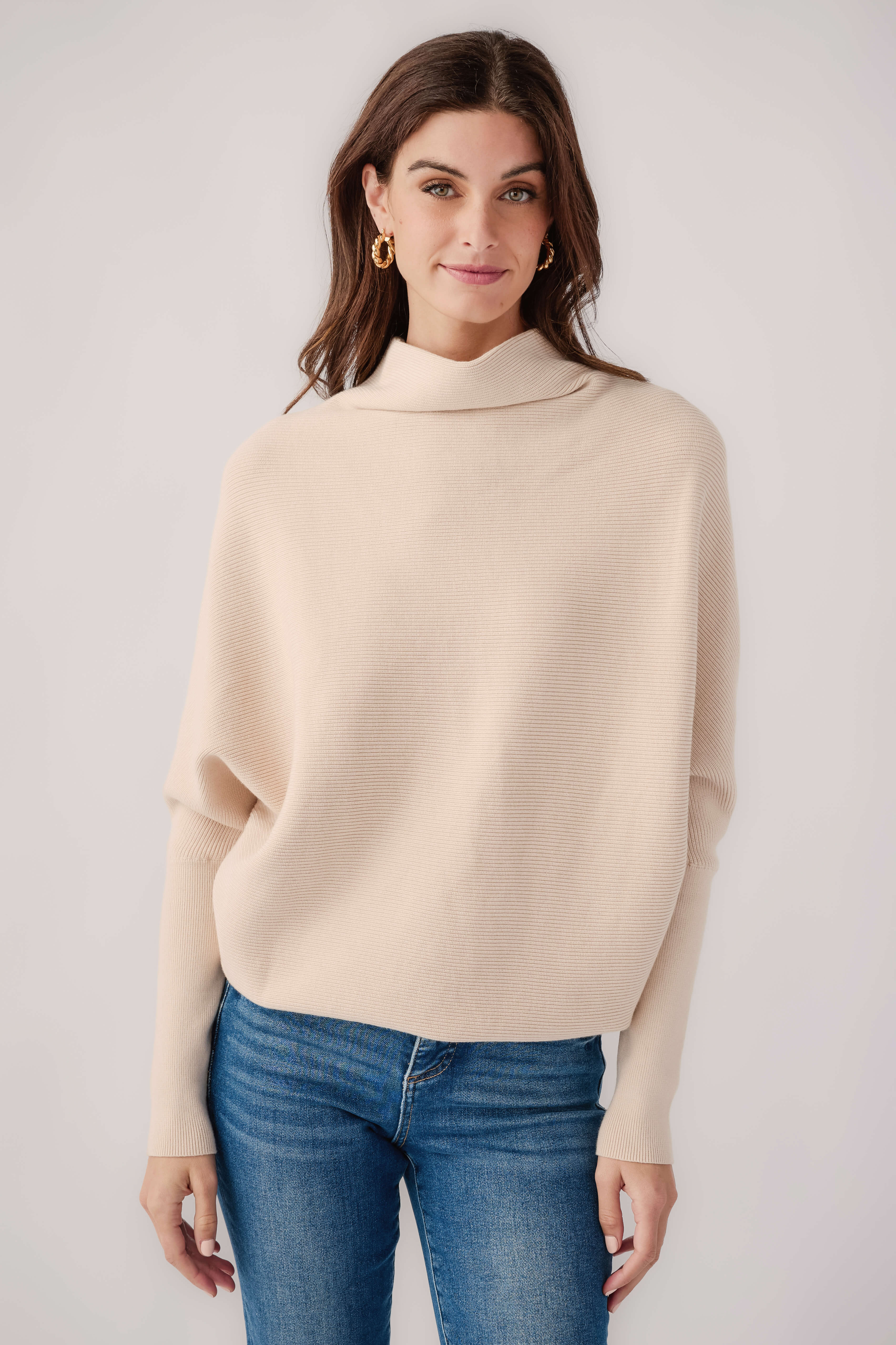 Blu Ivy Slouch Neck Dolman Pullover