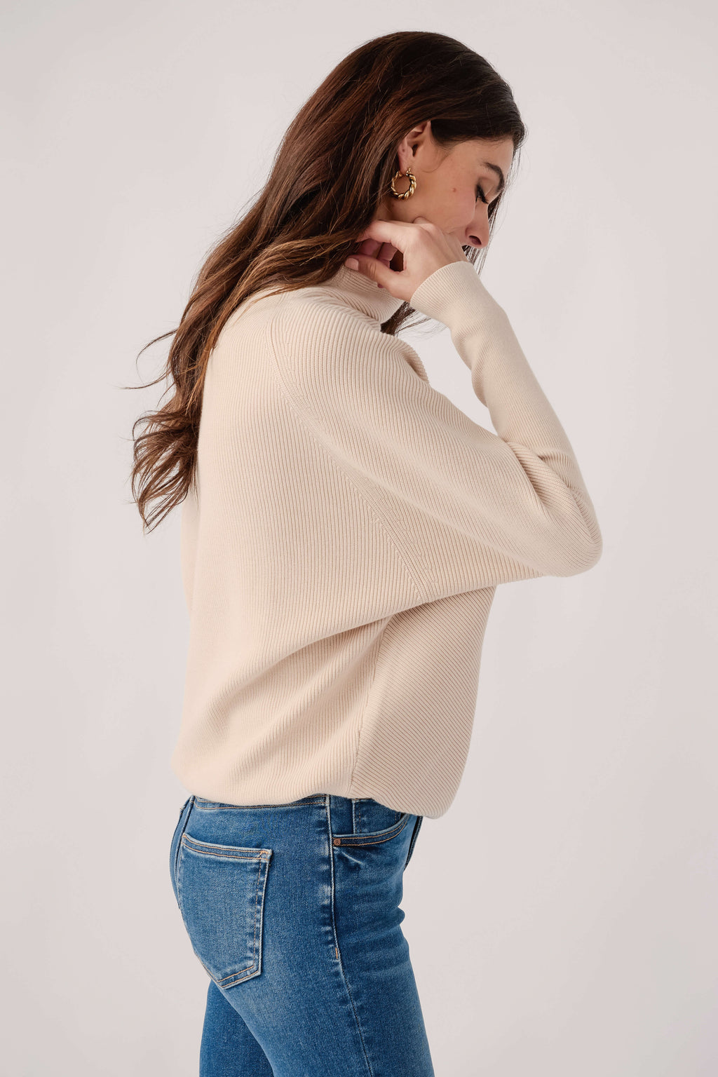 Blu Ivy Slouch Neck Dolman Pullover
