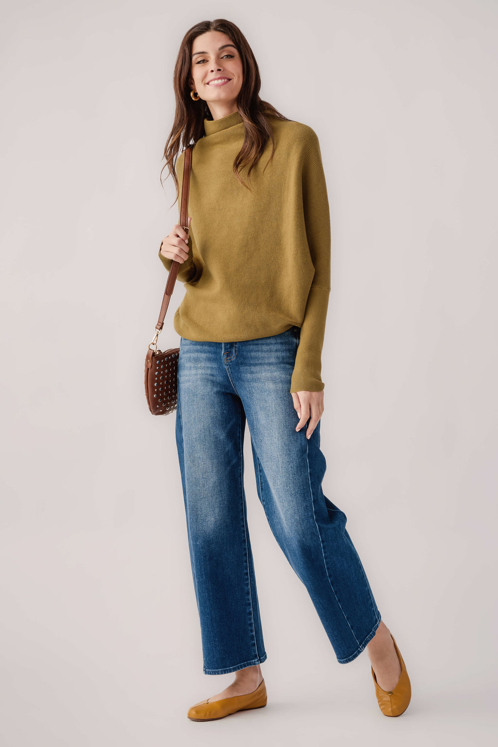 Blu Ivy Slouch Neck Dolman Pullover