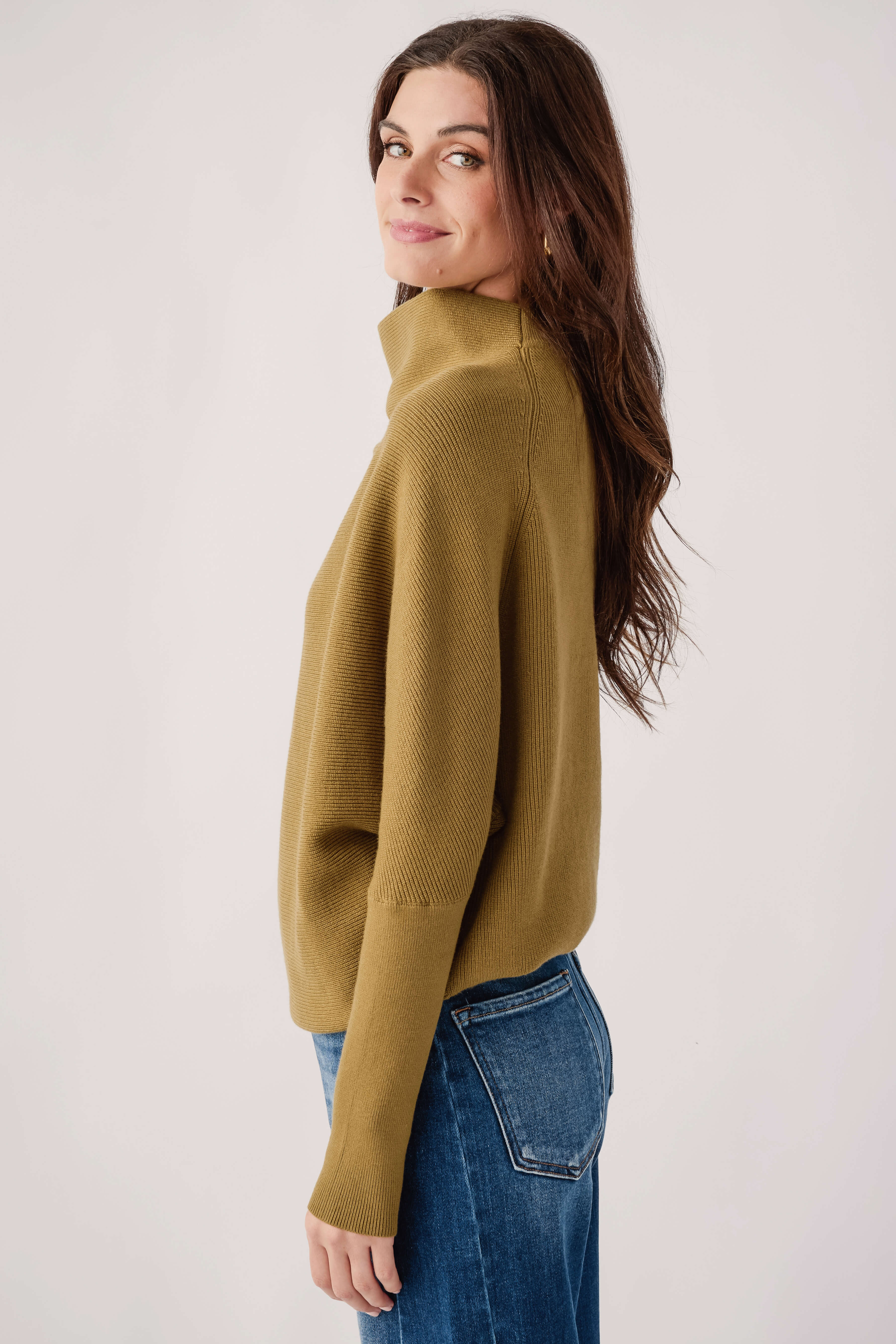 Blu Ivy Slouch Neck Dolman Pullover