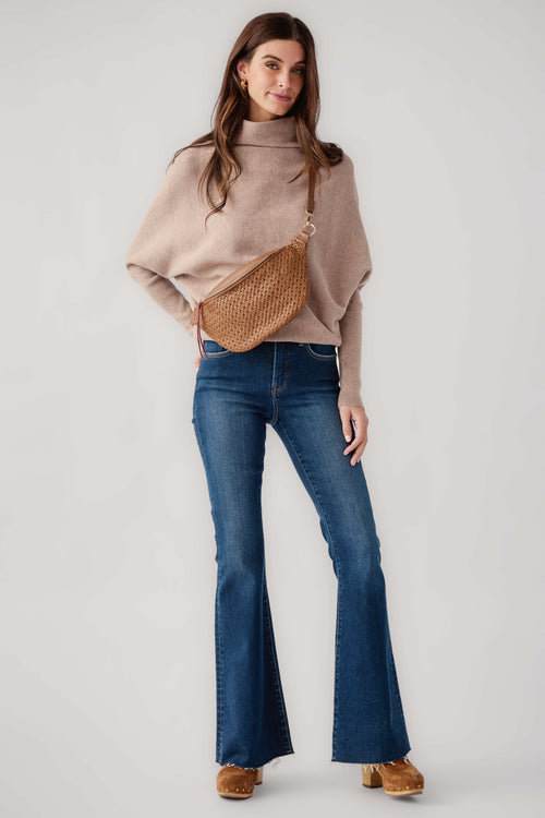 Risen High Rise Clean Pajama Flare Jeans