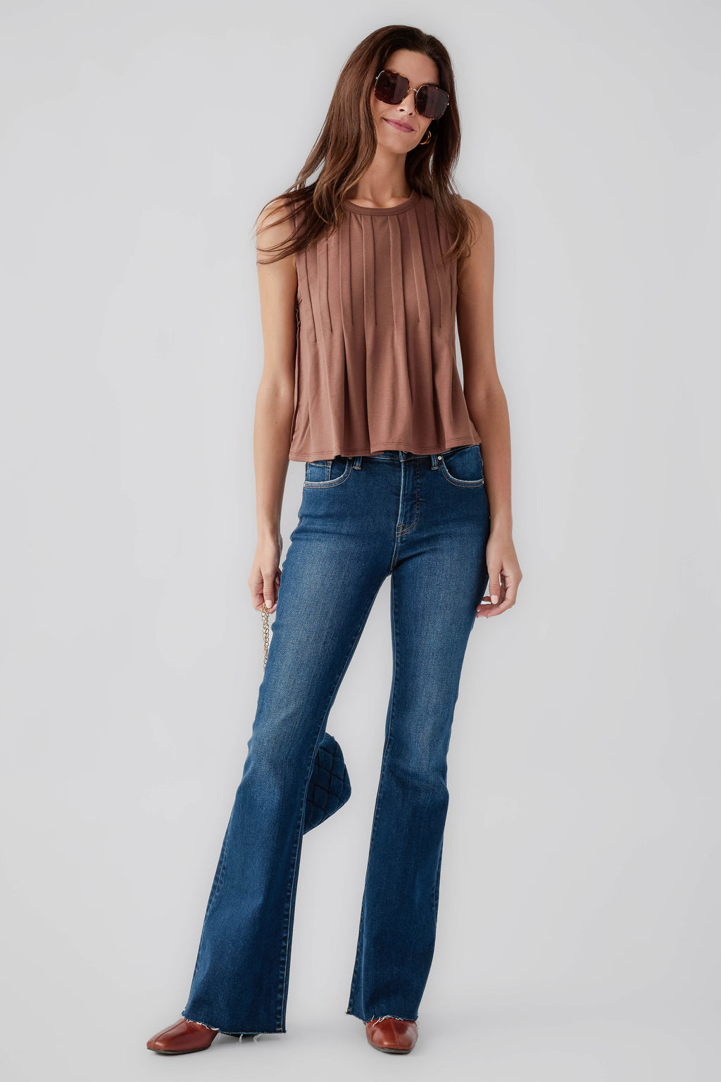 By Together Aura Pleated Top
