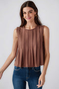 By Together Aura Pleated Top