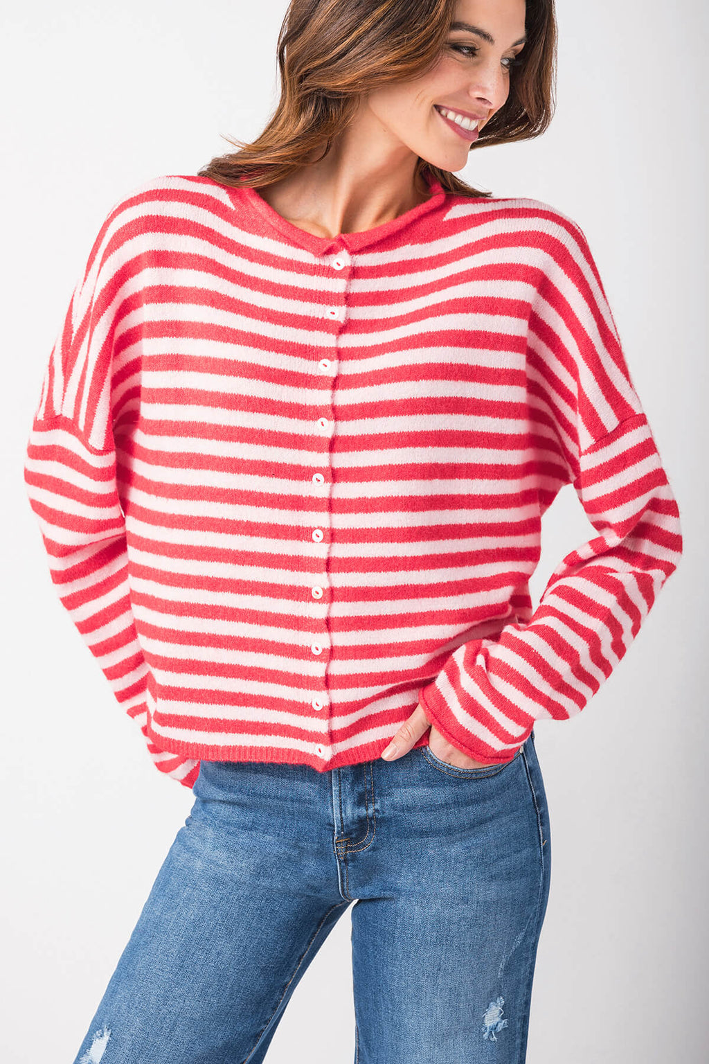 Things Between Striped Piper Cardigan