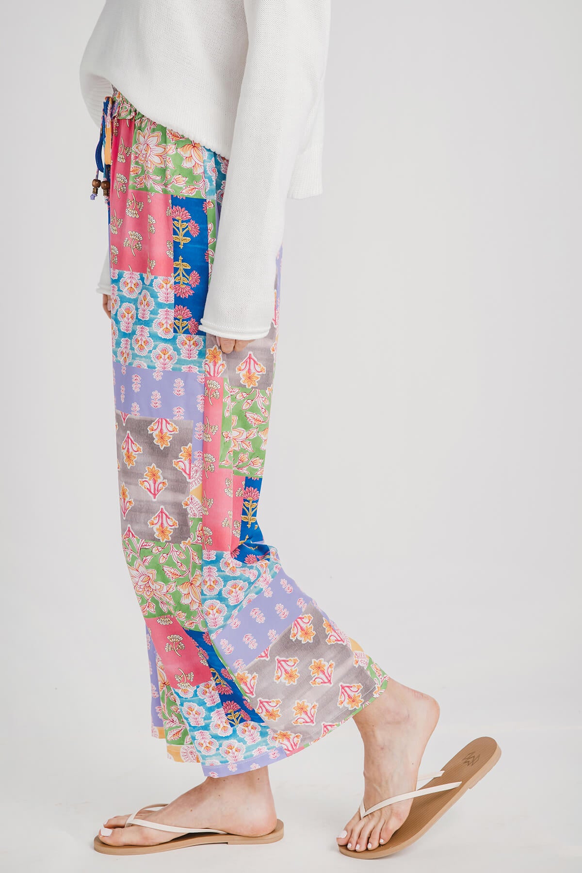THML Patchwork Printed Pants
