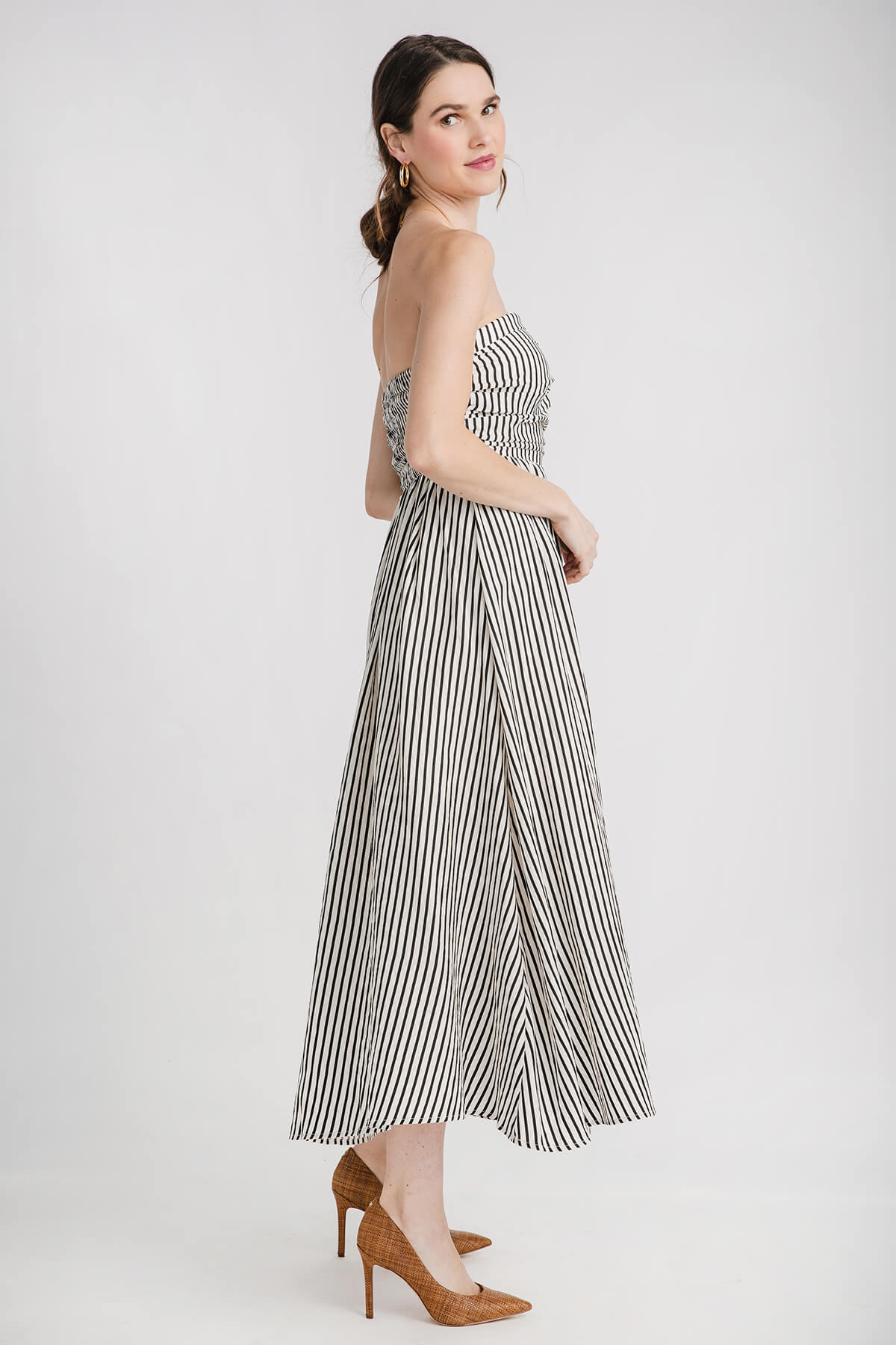By Together Striped Strapless Dress – Social Threads