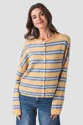 Things Between Varsity Striped Piper Cardigan